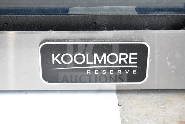 KoolMore Reserve 24" Microwave Convection Oven, Model KM-CWO24-AFSS, brand-new, minor glass damage, scratch and dent.