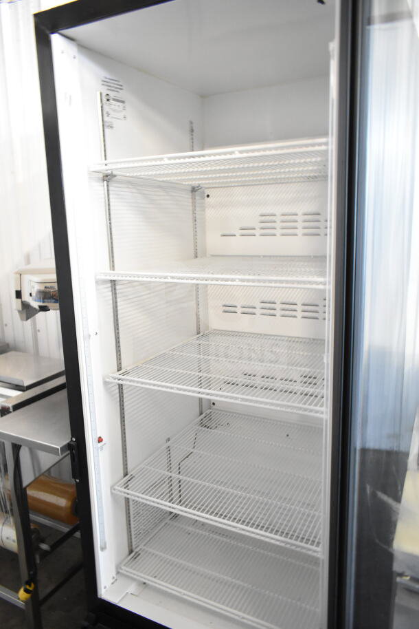 2017 Royal RVZFH-027-32 commercial single door reach-in freezer, 115 volts, 1 phase, with adjustable shelves, in good condition.