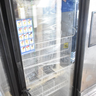 2019 True GDM-12F-HC commercial single door reach-in freezer merchandiser, 115V, 1 phase, excellent condition, glass door.
