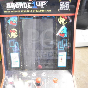 Arcade1up PAC-A-501030 Pac Man Arcade Game, features classic graphics, joystick controls, and functional buttons.