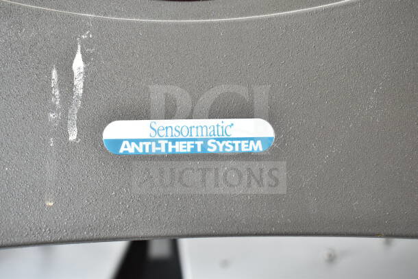Sensormatic UM ADS PMP anti-theft scanner, gray finish, visible wear, "Anti-Theft System" label, set of four units.