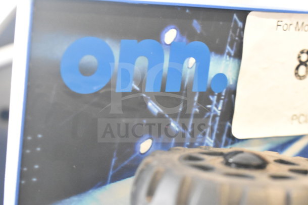 Onn logo on a store display for a large party speaker. Image highlights brand and display features for auction.