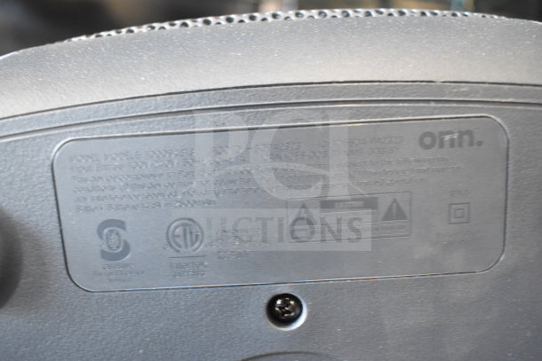 Onn Large Party Speaker, store display model, features brand label and safety certifications on rear panel. Condition: store display.