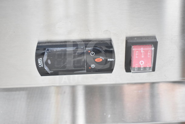 2025 Avantco 178A12RHC Cooler control panel with CAREL digital display and power switch.