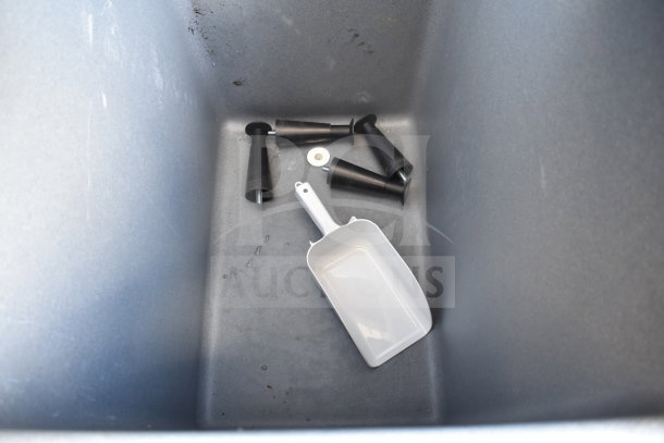 BRAND NEW SCRATCH AND DENT 2025 Ice-O-Matic B42 22" ice storage bin, 351 lb capacity, includes scoop and legs.
