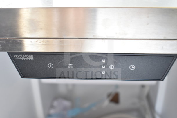 KoolMore KM-BIM57-PR ice maker control panel, panel-ready, produces 57 lbs/24hr, scratch and dent condition, 115 volts.