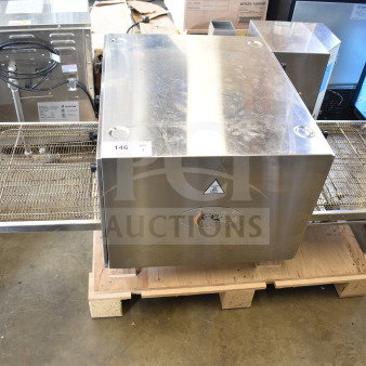 BRAND NEW SCRATCH AND DENT! Cooking Performance Group 351ICOED Countertop Electric Conveyor Oven, 240V, 1 Phase, on pallets.