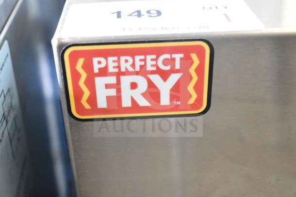 LIKE NEW 2026 Perfect Fry PFA730 ventless countertop deep fryer, 240V, 1 phase. Perfect Fry logo visible.
