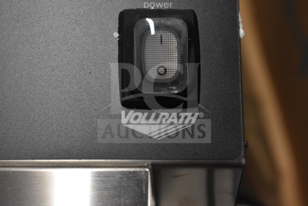 BRAND NEW SCRATCH AND DENT 2025 Vollrath FFA8020 countertop single bay fryer, 120 volts, 1 phase, visible power switch.