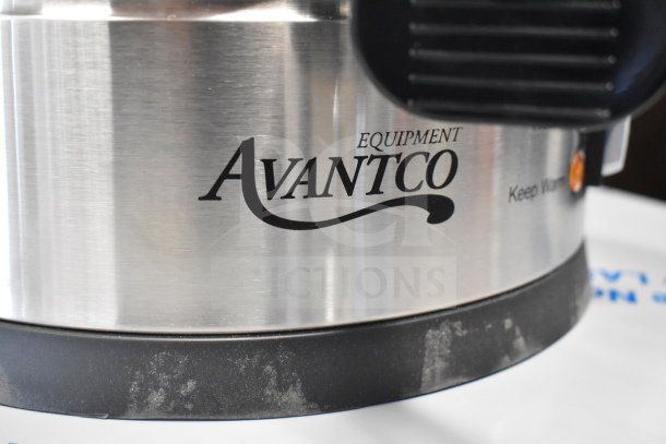 Brand new Avantco 177CU100ETL coffee urn, 100 cup capacity, double wall stainless steel, scratch and dent condition.