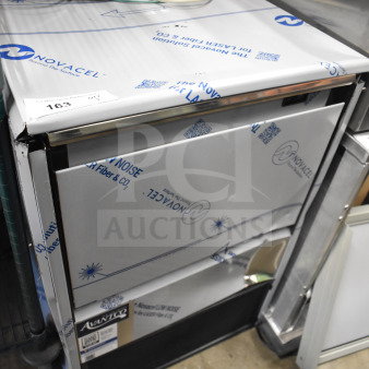 Avantco 194EUCF130A undercounter ice machine, new with scratch and dent, 134 lb capacity, 115 volts, 44 lb bin included.