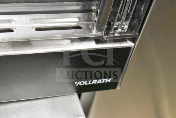 Vollrath COV-120-HS convection oven, half-size, countertop model. Stainless steel finish, scratch and dent condition visible.