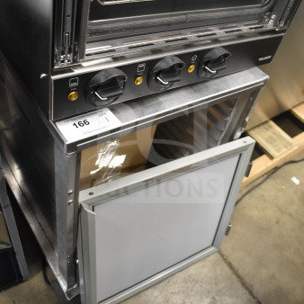 Brand new 2025 Mainstreet 541HPU1812 undercounter cabinet, clear door; needs reattachment. 120V, 1-phase.