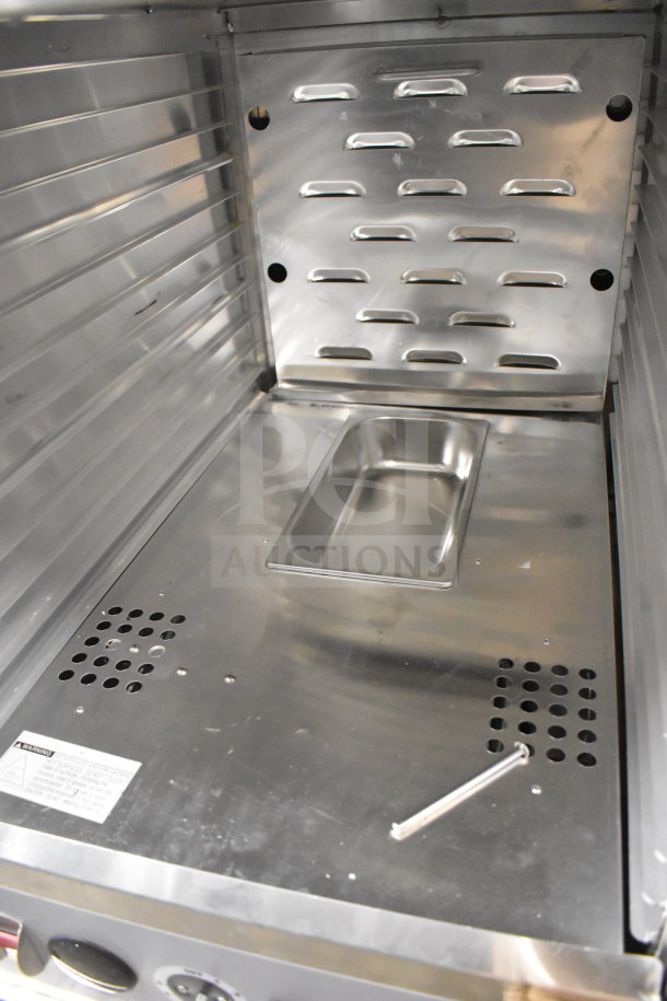 BRAND NEW 2025 Mainstreet 541HPU1812 undercounter half-size heated holding/proofing cabinet. Clear door detached. 120V, 1 phase.