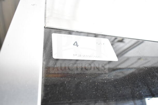 Hobart 4346 commercial meat mixer grinder, floor style, on casters, 200V, 3 phase. Visible tag: "4" PCIauctions.com.