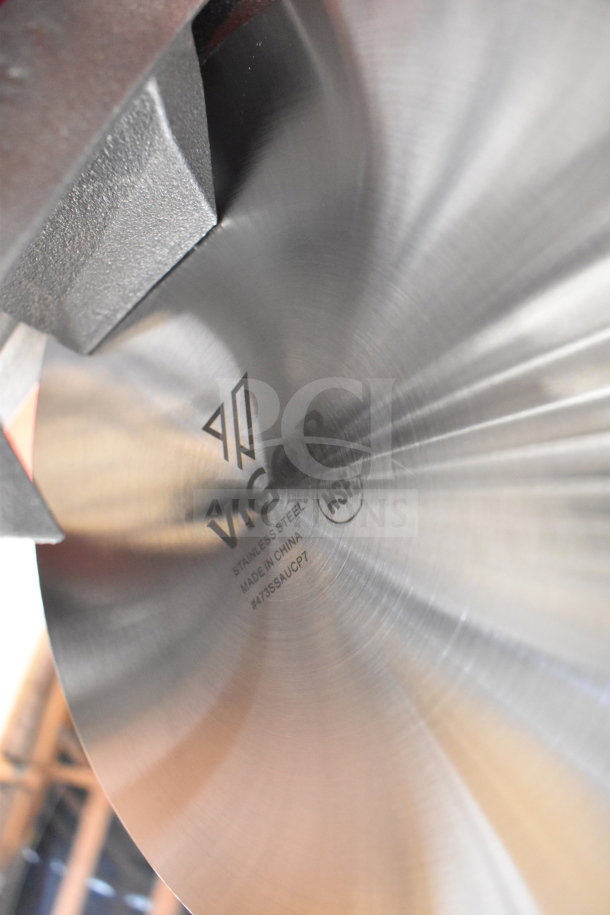 Vigor SS1 Series 7.6 Qt. stainless steel saucepan, brand new with markings: #473SSAUCP7, NSF certified.