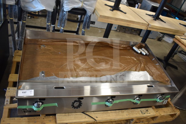 BRAND NEW Star Ultra Max BG-860TA-LP 60" Liquid Propane Griddle, 150,000 BTU, snap-action thermostatic controls, minor scratches.