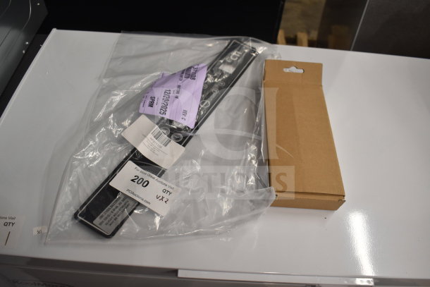 Brand new HP371108 Lincoln 371108 Dcti Membrane Switch, with labels indicating model and condition; packaged with cardboard box.