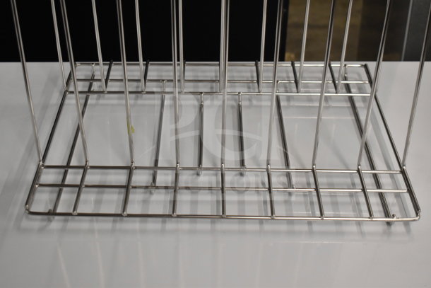 BRAND NEW SCRATCH AND DENT! Pitco 614B4511001 suitcase support rack, metal grid design, slight surface imperfections.