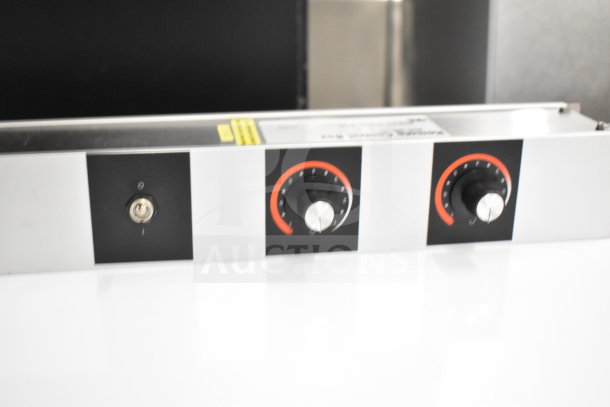 BRAND NEW Hatco RMB-14V Remote Control Box, 2" Finite, minor scratches, dual control knobs, labeled settings visible.