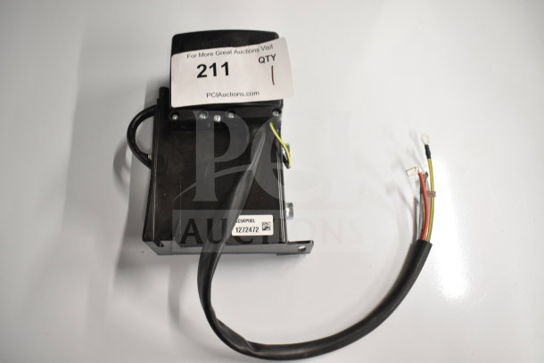 BRAND NEW SCRATCH AND DENT C5KP00L 1272472 unit, black casing, wiring visible; auction tag marked "211."