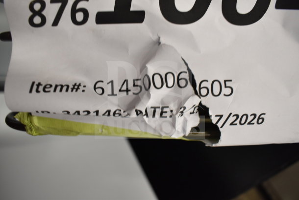 Bundle of brand new scratch and dent items with visible item tag showing number 61450006605.