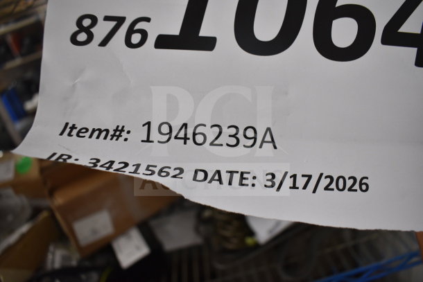Brand new Avantco Ice 1946239A evaporator for EUC-H-340-A, slight cosmetic damage. Tag shows item number and future date.