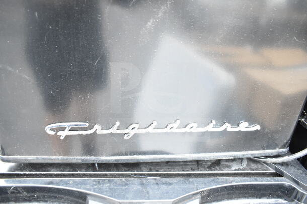 Four mini coolers including Frigidaire, Haier, Hisense; 120V, 1 phase. Image shows Frigidaire logo. Auction offers 4 units.