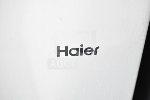 Four mini coolers featuring Frigidaire, Haier, Hisense brands, 120 volts, 1 phase; image shows Haier logo.