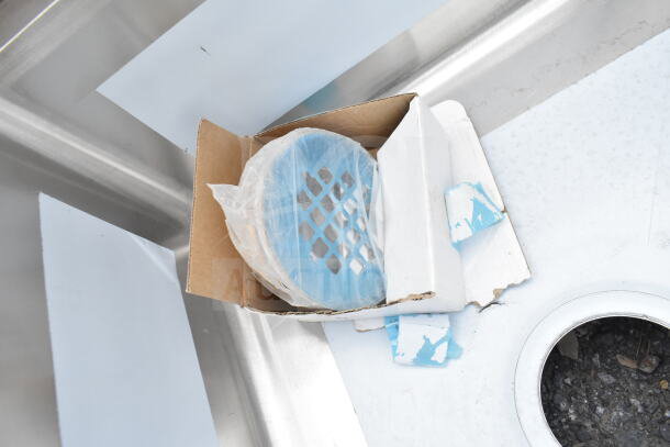 BRAND NEW SCRATCH AND DENT! KoolMore MPS-1922123 22" stainless steel mop sink with drain basket, includes packaging.