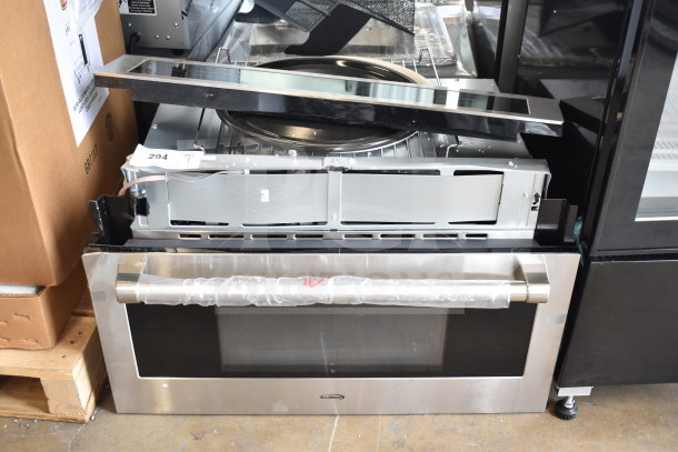 KoolMore KM-CWO30-SS 30" built-in microwave with convection oven. Scratch and dent condition, 1.6 cu. ft. capacity.