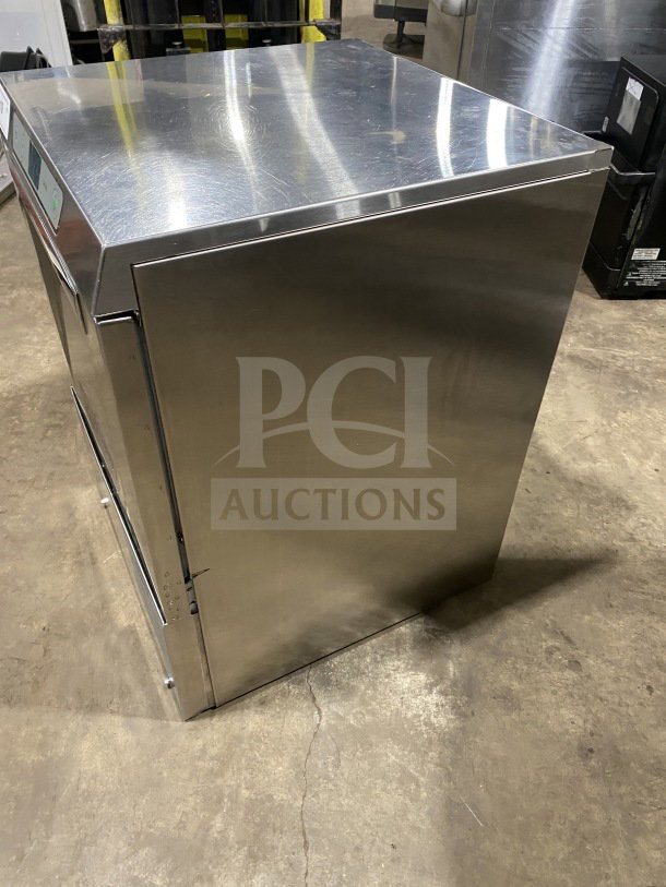 Hobart Advansys LXe LXER commercial undercounter dishwasher, stainless steel, electric, 120/208-240V, SN: 231191140.