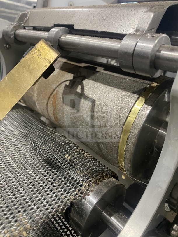 Superior Commercial Stainless Steel Electric Corn Tortilla Machine, Model 1CH4.5X9TM, on casters. SN: 2231369, 120V, 1 phase.