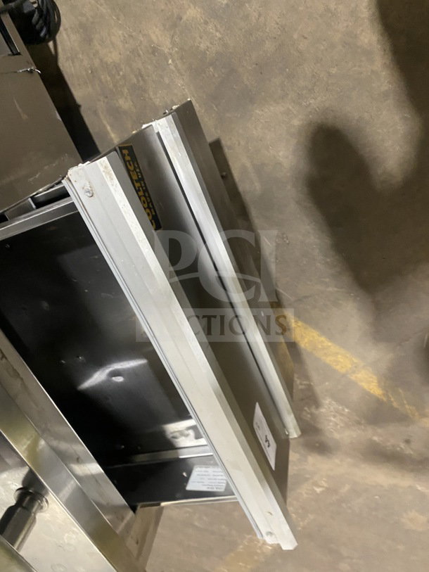 Cooltech CUST48CF stainless steel 2-drawer chef base, refrigerated, with digital display, 120V, on casters, good condition.