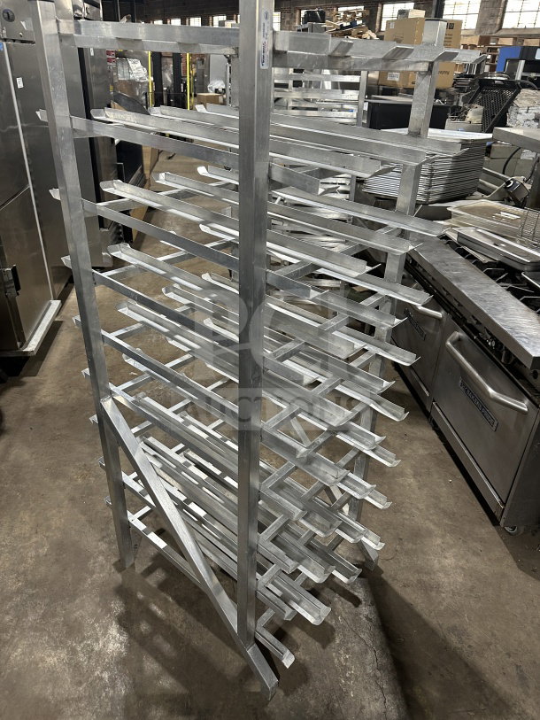WinHolt CR162 stainless steel can storage rack, full-size, commercial model, multiple shelves, excellent condition.