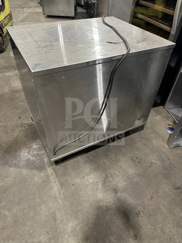 Eagle Group RedHots Series stainless steel double warming drawer, model DWW-2-120, on casters, used condition.
