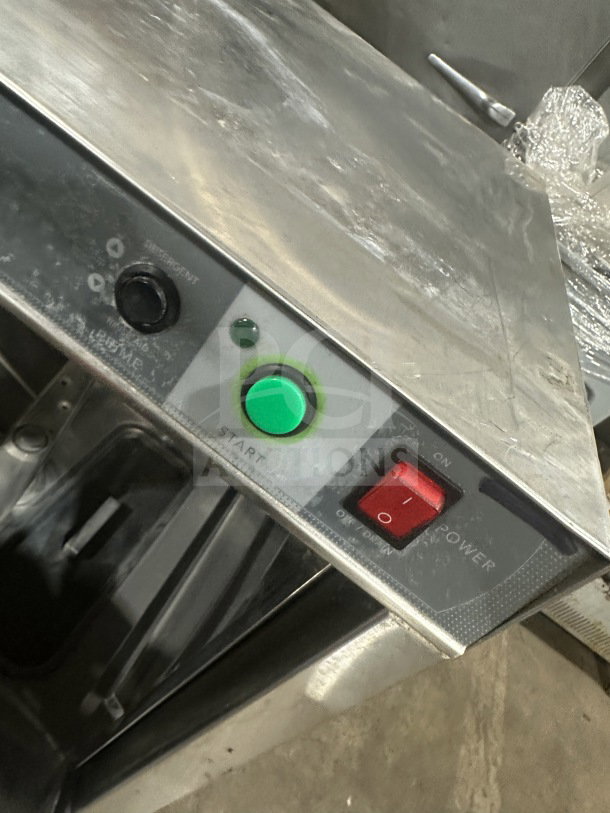 Champion UH130BM4 commercial stainless steel undercounter dishwasher, high-temp, electric, visible controls, used condition.