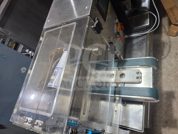 TMTC MINI DROPPY electric countertop pastry depositor, stainless steel, 220V, 1 Phase, SN: 4038-10S2-DIS, in good condition.