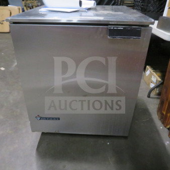 Victory one-door worktop cooler, model UR27-SST, 115V, 27"x29"x36", includes one rack, stainless steel finish.