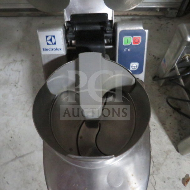 Electrolux Vegetable Slicer, Model TRS-24NU, 120 Volt, in good condition, visible controls and Electrolux logo.