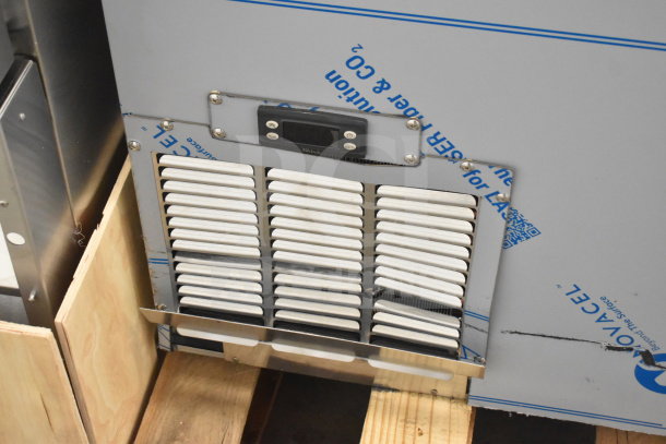 "2025 Perlick BC60RT-3 flat top bottle cooler, commercial grade, 115V, 1 phase, with 2 sliding lids, new scratch and dent."