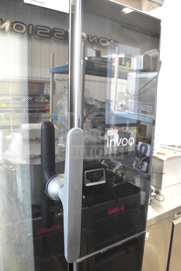 Blodgett Invoq Hybrid 10-2/1GN Combi Convection Oven with Hoodini Ventless Hood, glass door, electric, 208V, 3 phase.