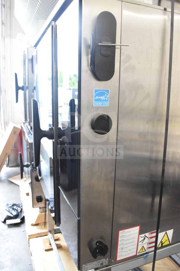 2024 Blodgett Invoq Hybrid 10-2/1GN commercial electric combi oven with ventless Hoodini, Energy Star certified.