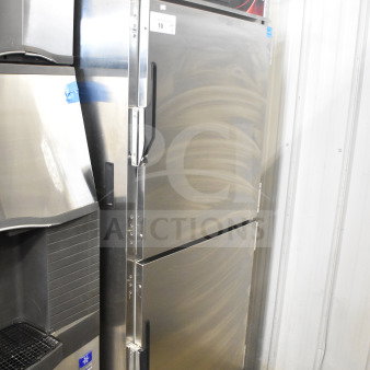 CresCor H137SUA12D full-height insulated mobile heated cabinet, stainless steel, commercial casters, 120V, 1 phase, excellent condition.