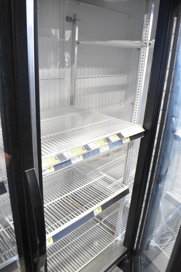 2017 True GDM-72F-HC commercial 3-door reach-in freezer, tested and working, 115/208-230 volts, 1 phase, clean interior shelves.