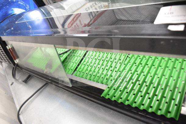 Emperor's Select CSD-53 sushi display case, 115V, 1 Phase, glass front, green perforated mat, model 478csd53hc.