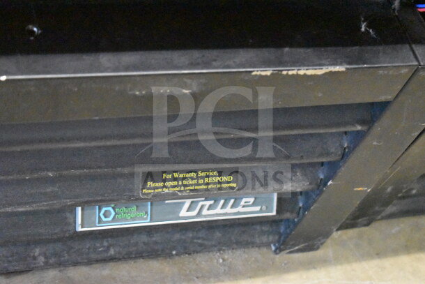 2019 True GDM-49-HC 2 Door Cooler, tested, working, 115V, 1 phase. True logo visible with warranty label.