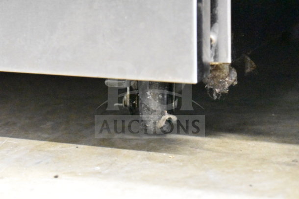 2023 Delfield 406P-STAR2 undercounter cooler, shown with commercial casters, stainless steel finish. 115V, 1 phase.