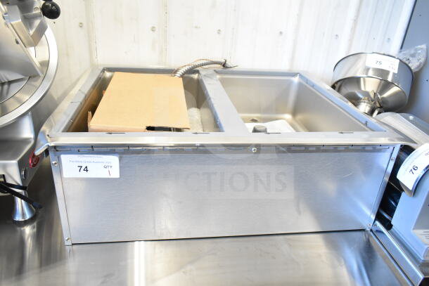 BRAND NEW Wells MOD200TDM Insulated Two Compartment Drop-In Hot Food Well, thermostatic control, drain manifolds, 208/240V, 1 phase.