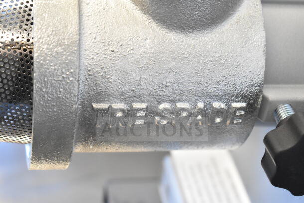 BRAND NEW Tre Spade BIG-80 Electric Tomato Mill, 120V, 1 Phase, MOD200TDM, slight scratches and dents.
